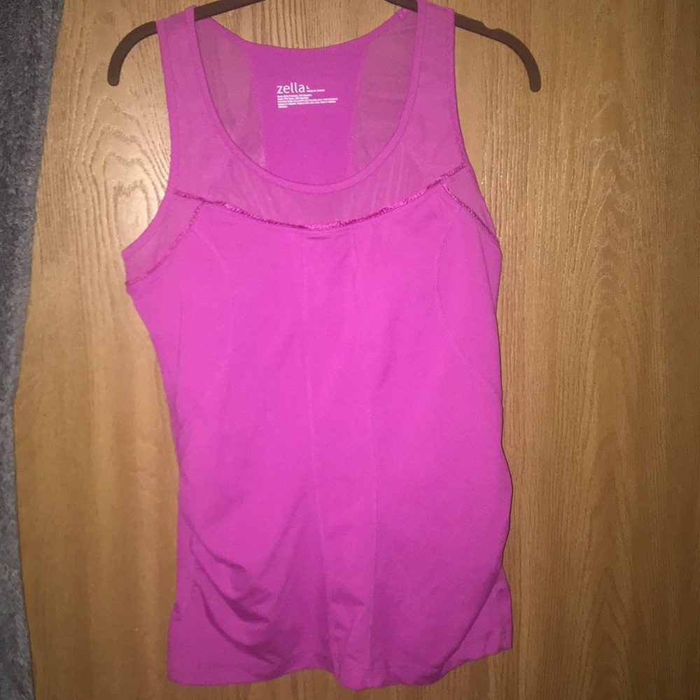 Zella magenta golf/tennis tank top